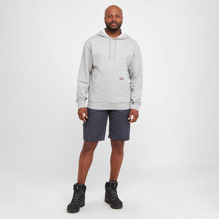 Dickies, Men's, MIDWEIGHT PULLOVER FLEECE HOODIE REGULAR, HEATHER GREY, XL