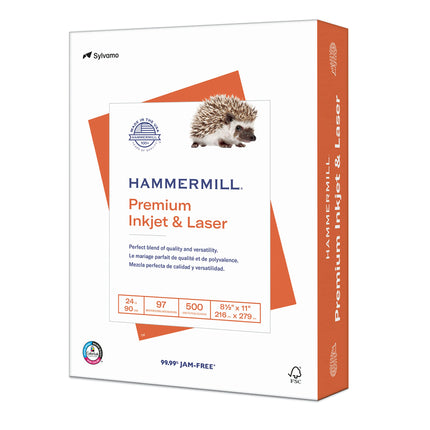 Hammermill Printer Paper, Premium Inkjet & Laser P