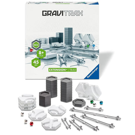 GraviTrax Extension Trax 45 Pieces Marble Run Expansion for Ages 8+