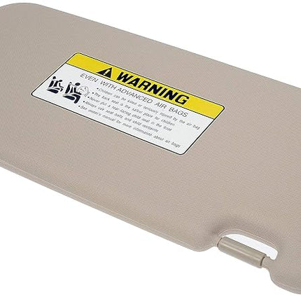 Dorman 74208 Driver Side Sun Visor Compatible with Select Hyundai Models, Beige