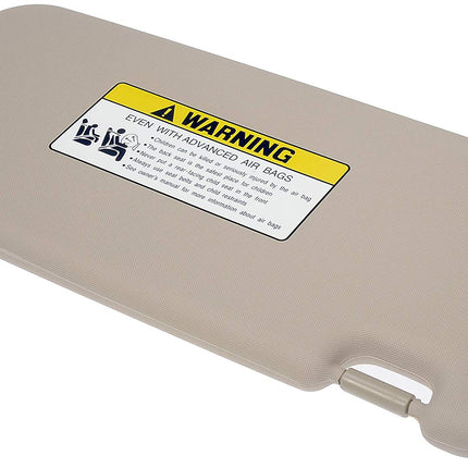 Dorman 74208 Driver Side Sun Visor Compatible with Select Hyundai Models, Beige