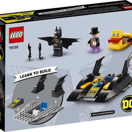 LEGO DC Batboat The Penguin Pursuit! 76158 Top Batman Building Toy for Kids, with Super-Hero Minifigures, 2 Boats, a Batarang and an Umbrella, Great Holiday or Birthday Gift, New 2020 (55 Pieces)