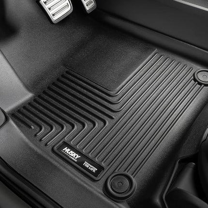 Husky Liners Compatible con Chevrolet Silverado/GMC Sierra 1500 Crew Cab 2019, Chevrolet Silverado/GMC Sierra 2500/3500 Crew Cab 2020, 54201, Negro
