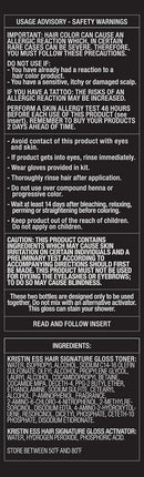 Kristin Ess Hair Copper + Auburn Hair Gloss Semi Permanent Hair Dye - Copper Penny - Shine Boosting Red, Auburn + Strawberry Blonde Color - Deep Conditioning Brightening Treatment for Women - Vegan