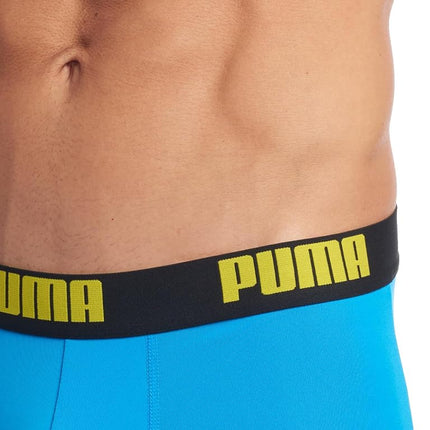 PUMA Men's 3 Pack Performance boxer briefs, Bright Blue, L UK