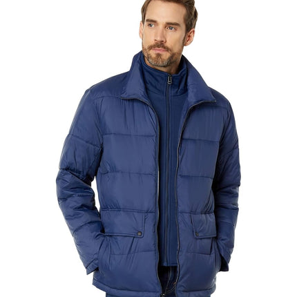 Cole Haan Doudoune homme avec plastron, bleue, M-XL