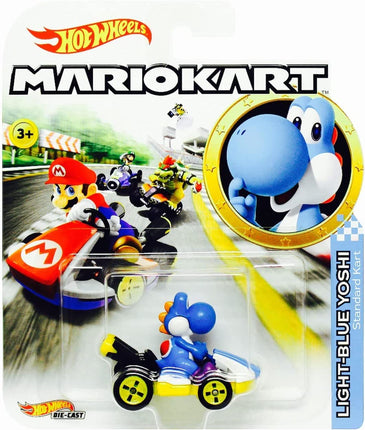 Hot Wheels Light-Blue Yoshi Mariokart Character Ca