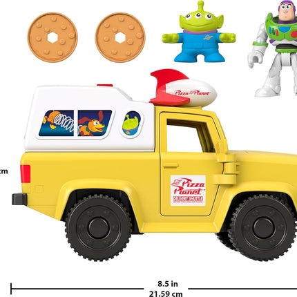 Fisher-Price Imaginext Toy Story Pizza Planet Truck with Buzz Lightyear Alien Playset