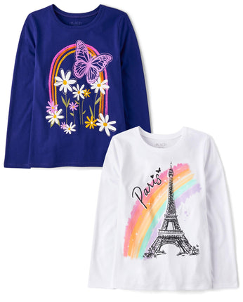 The Children's Place Girls' Assorted Everyday Long