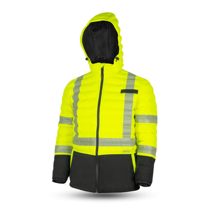Pioneer Hi Vis Seamless Puffer Jacket for Men - Hi
