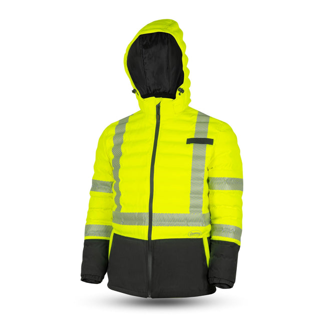 Pioneer Hi Vis Seamless Puffer Jacket for Men - Hi