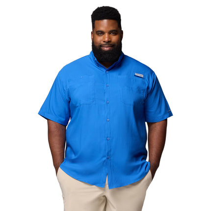 Columbia Men's Big and Tall Tamiami II SS Shirt, Vivid Blue, 3X