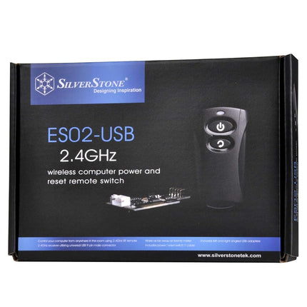 SilverStone Technology Wireless Remote Computer Power/Reset Switch, USB 2.0 9-pin ES02-USB (SST-ES02-USB-USA)