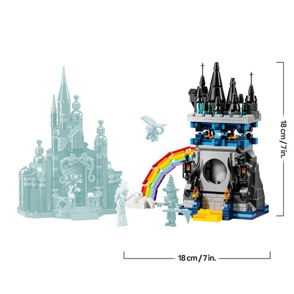 LEGO Wicked Emerald City & Kiamo Ko Castle Toy - Play & Display Model - incl. Elphaba & Glinda Mini Dolls, plus a Monkey & Accessories - Gift for 9+ Year Old Girls & Movie Fans - 75689