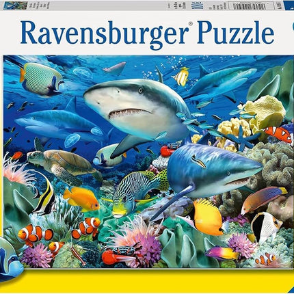 Ravensburger Reef of the Sharks 100 Piece Puzzle for Kids Ages 6+