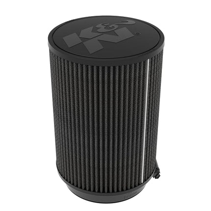 Filtro de aire redondo K&N Dryflow universal negro, brida de 127 mm, diámetro exterior de 165 mm, altura de 229 mm (RU-3127HBK)
