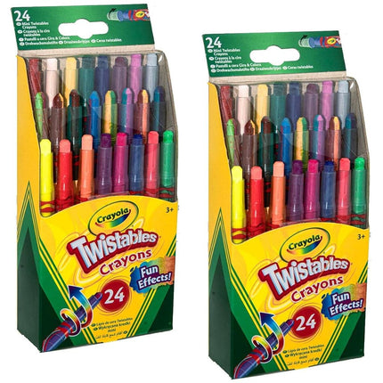 Mini Twistables Crayons, 24 Classic Colors Non-Tox