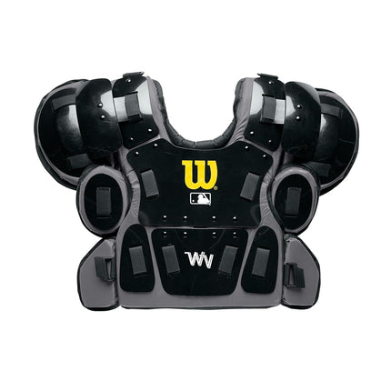 Protector de pecho WILSON Pro Gold 2 - Espuma viscoelástica, negro/carbón, grande/extragrande