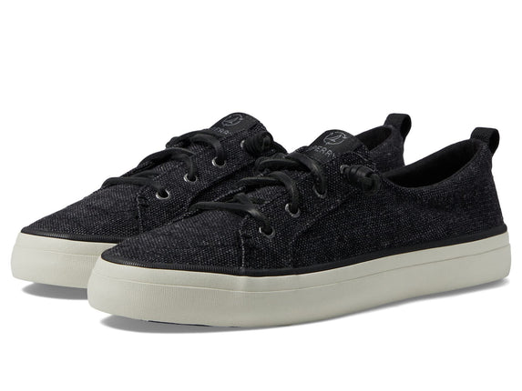 Sperry Women's Sts88906 Sneaker, Black, 8