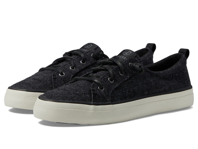 Sperry Women's Sts88906 Sneaker, Black, 8