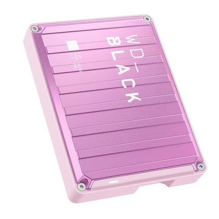 WD_BLACK P10 4TB Game Drive, Portable External Hard Drive for On-The-Go Access to Your Game Library, Works with Playstation, Xbox, PC, Save up to 150 games, Includes One Month Discord NITRO offer-PINK