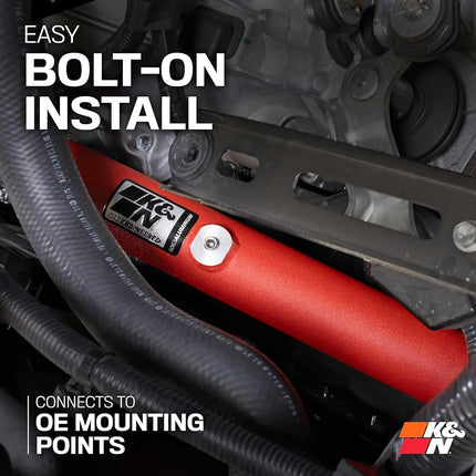 K&N Charge Pipe Kit compatible with Toyota GR Corolla L3 1.6L F/I 2023- (77-1018TWR)