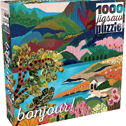 Buffalo Games - Rhi James - Dove Lake - Puzzle de 1000 pièces pour adultes - Casse-tête stimulant, parfait pour les soirées jeux - Taille du puzzle assemblé : 67,95 x 50,17 cm