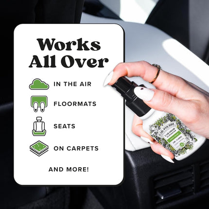 Car-Pourri Car Odor Air + Fabric Odor Eliminator Spray, Fresh Cruise, Travel Size 1.4 Fl Oz