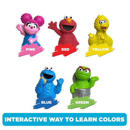 Sesame Street 5 Piece Finger Puppet Set - Party Favors, Educational, Bath Toys, Floating Pool Toys, Beach Toys, Finger Toys, Playtime