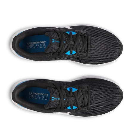 Under Armour Mens Charged Pursuit 4 Track Running Shoes Black 6.5 UK