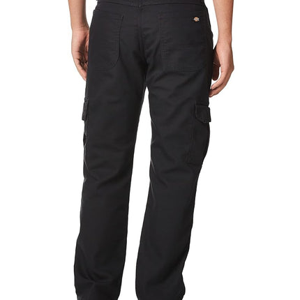 Dickies Men's Tough Max Duck Cargo Pant Work Utility, Stonewashed Black, 42W x 30L