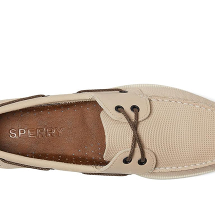 Sperry Zapatos náuticos de hombre Authentic Original 2-Eye Seasonal, crema en relieve, 6.5, crema en relieve, 6.5