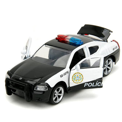Fast & Furious 1:32 2006 Dodge Charger Police Car Die-Cast Car, Toys for Kids and Adults