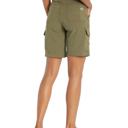 Pantalones Cortos Cargo Dickies Cooling Temp-iq para Mujer, Verde Militar V1, Talla 10