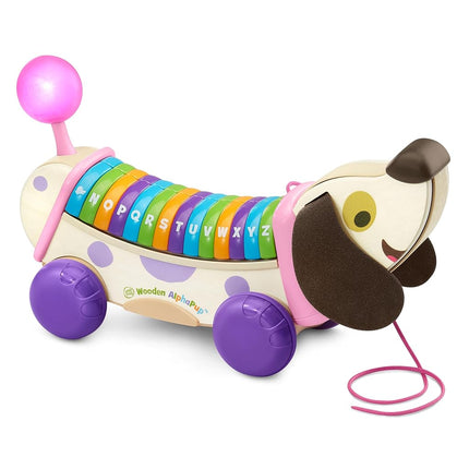 LeapFrog Chiot AlphaBois en bois, Violet