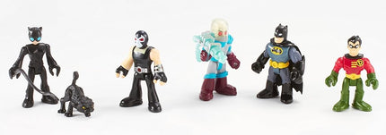 Imaginext BCV33 - DC Super Friends Toy Playset - Batman Robin Catwoman Mr Freeze Bane Action Figure