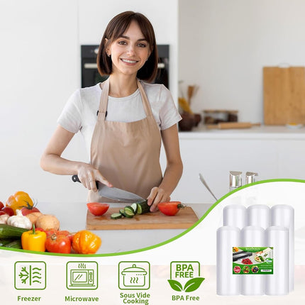 SurpOxyLoc 300ct Vacuum Sealer Bags 15X25/20x30/28x40cm for Food Storage