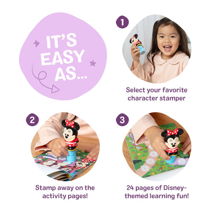 Melissa & Doug Wow! Sticker 24 Pages Activity Pad & Sticker Pad, 300 Stickers, Arts & Crafts, Toy Fidget, Collectible Character - Disney Minnie Mouse - for Kids to
