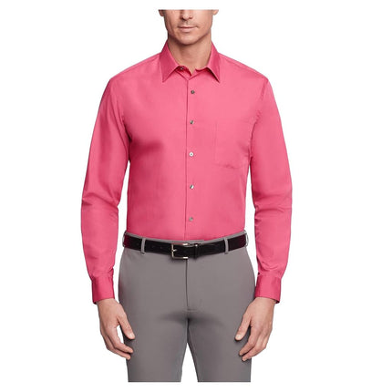Van Heusen Men's Dress Shirt Regular Fit Poplin So