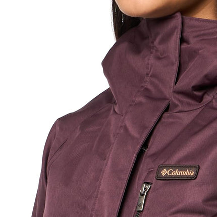 Chaqueta larga acolchada para mujer Columbia Suttle Mountain, Moonvista, XS