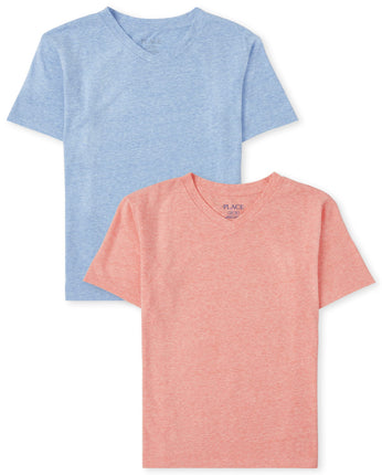 The Children's Place Boys V-Neck Top, Multicolor 2