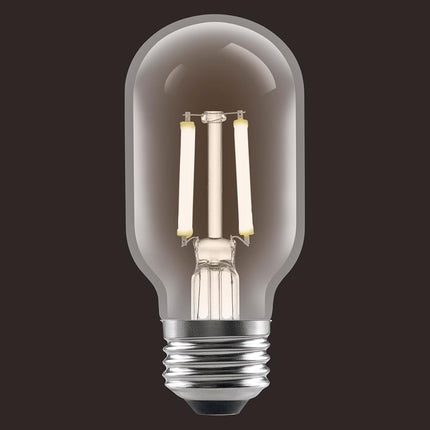 SYLVANIA T14 Clear LED White Filament Bulb, 3.5W, Dimmable, 300 LMS, Medium Base, 2700K, Soft White - 1 Pack (42266)