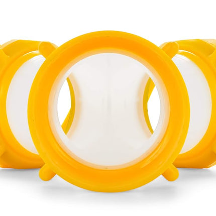 Camco 39629 Revolution Translucent Wye Fitting -Connects Two Sewer Hoses with Lug Fittings The Same Dump Station, Odor Tight Connection