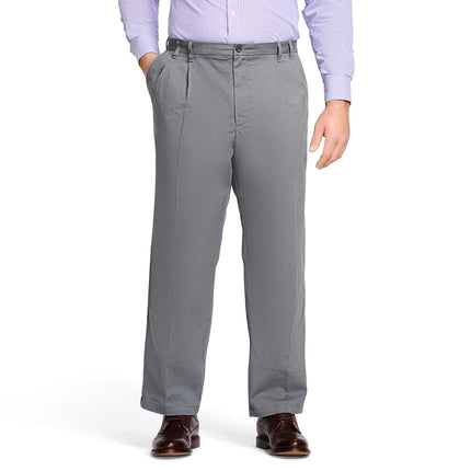 IZOD Men's Big and Tall Performance Stretch Pleate