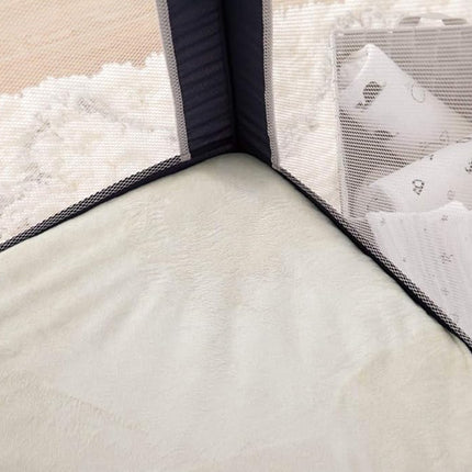 American Baby Company Sábana ajustable de chenilla Heavenly Soft para Pack N Play Playard, crudo, 27 x 39