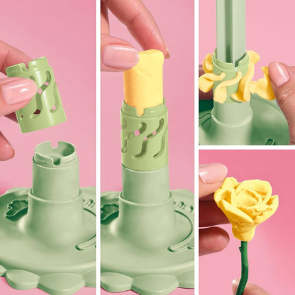 Blooms by Play-Doh Garden Flower Bouquet Making Kit, Floral Crafts for Adults, DIY Relaxing Home Décor Set
