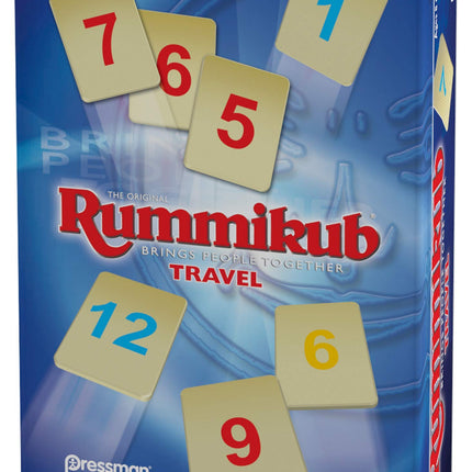Rummikub Travel in Collectible Tin 106 Plastic Tiles The Original Game