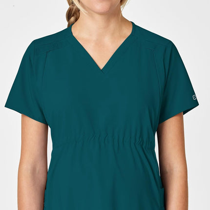 WonderWink Women's Maternity V-Neck Top, Caribbean, X-Large