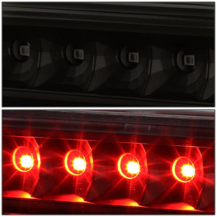 DNA MOTORING 3BL-FJC06-LED-BK-SM Black Housing LED Third Tail Brake Light [Compatible with 07-14 FJ Cruiser]