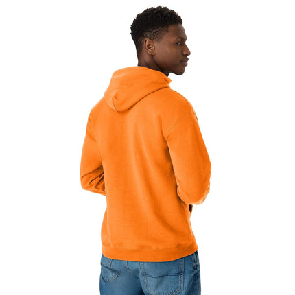 Hanes Men's P170 Hooded Sweatshirt, Orange (Safety Orange), L
